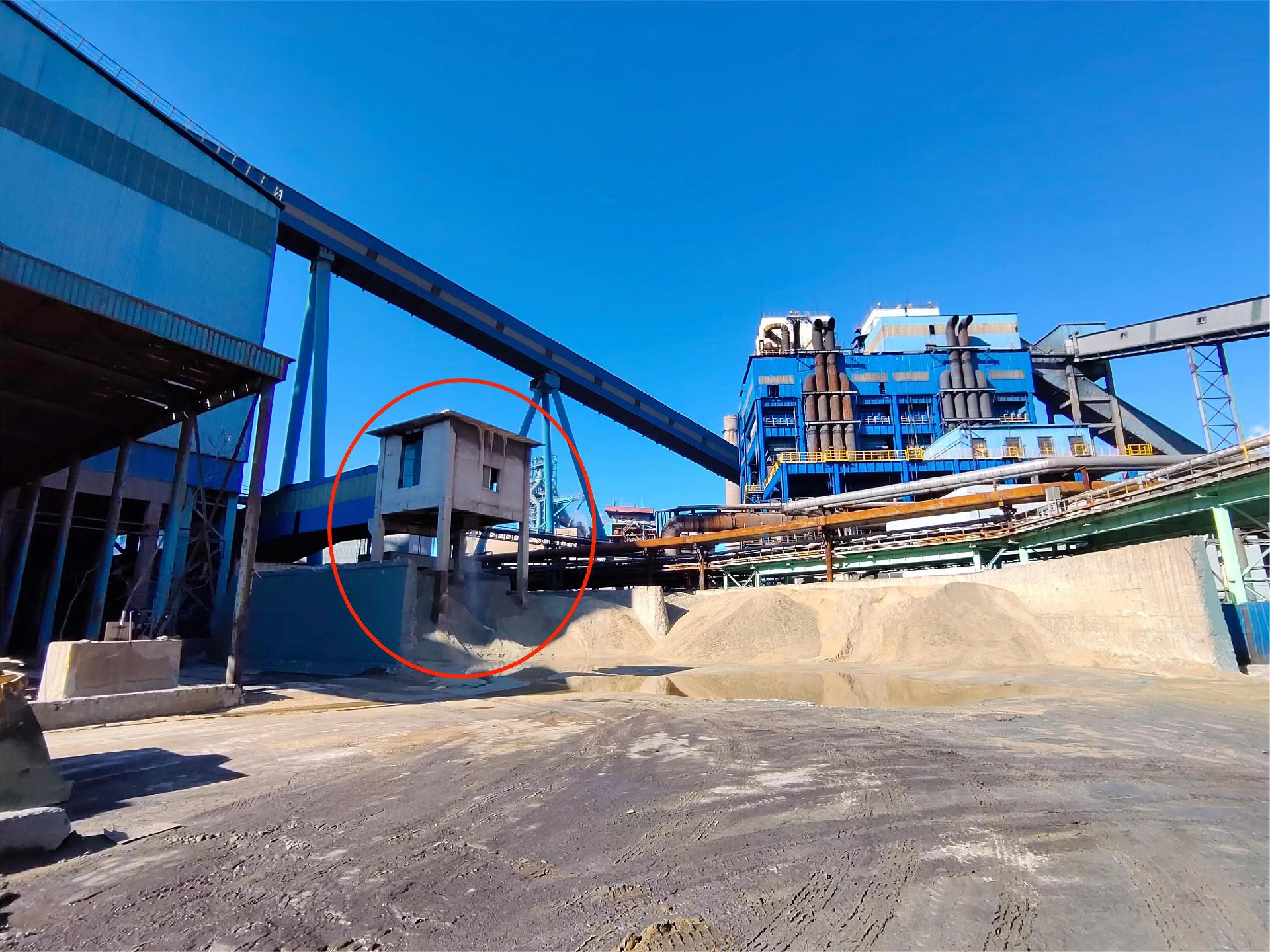 山東冶金設計院委托天津鐵廠內卸渣口構筑物檢測